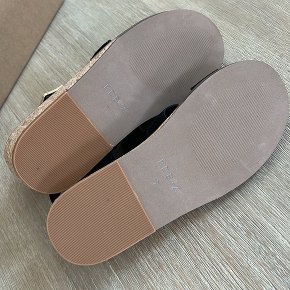 Kelsi Dagger Fisherman Suede Brooklyn Deluxe Strappy Wedge Sandal 7 8 - Picture 6 of 9